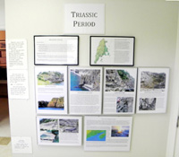 One of many explanatory wall exhibits in the Geology Room