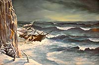 Lord Ashburton
                                                  Shipwreck Painting